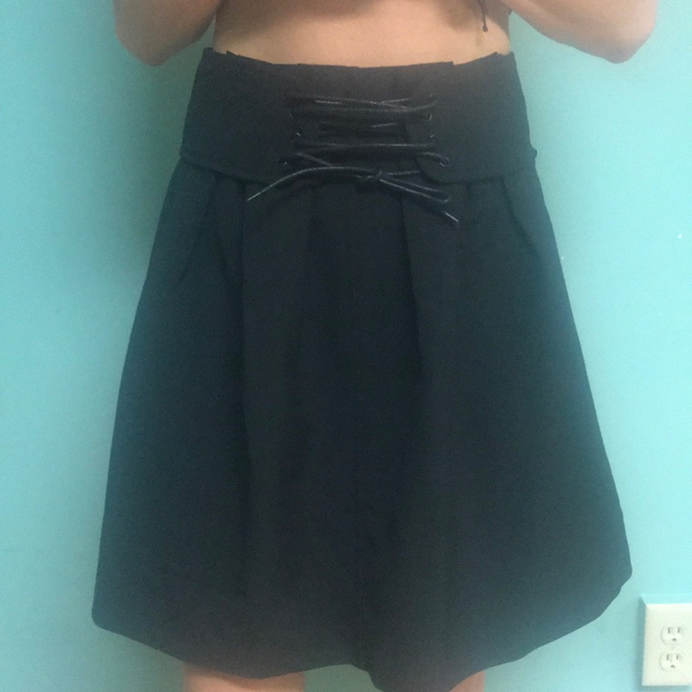 Lea & Viola black corset skirt